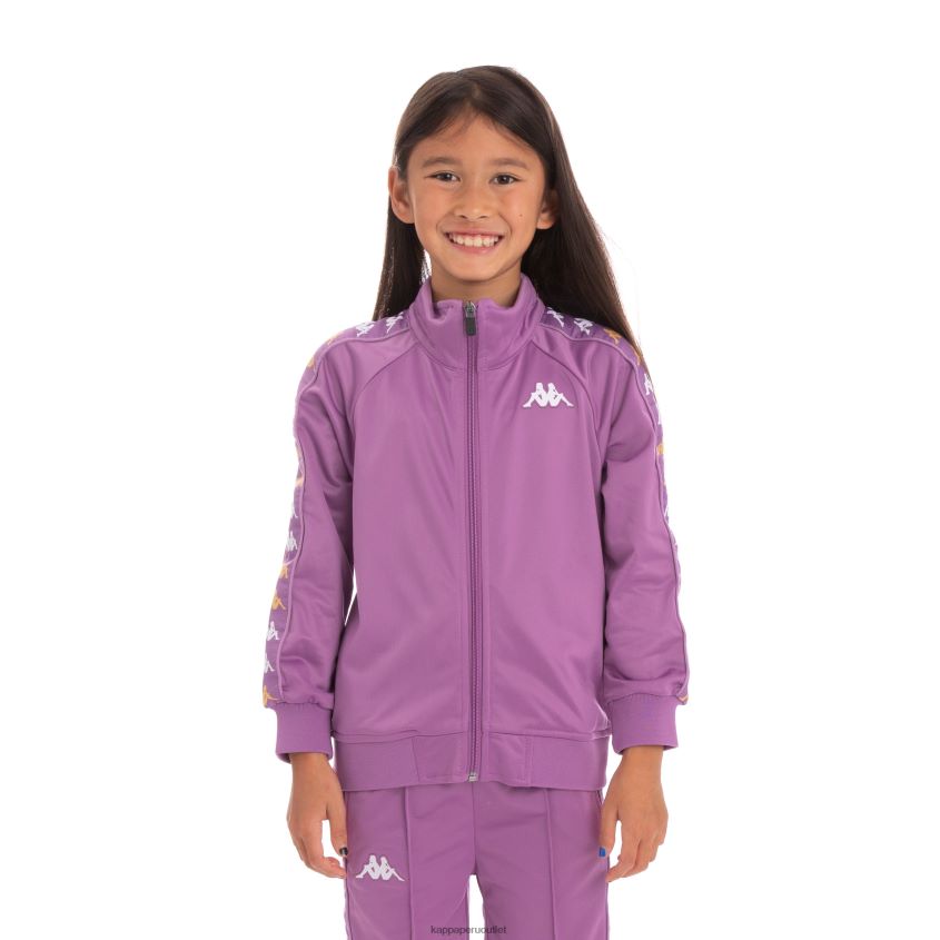 Kappa niños chaqueta deportiva 222 banda annistonin para niños lavanda violeta 2XPNV6431