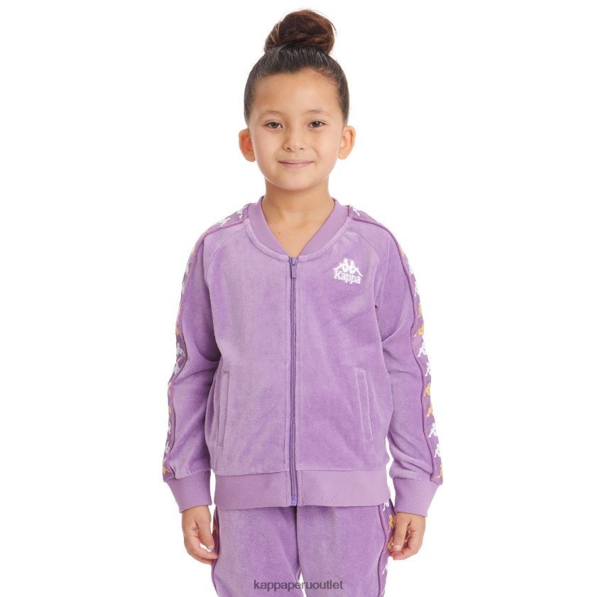 Kappa niños chaqueta deportiva 222 banda benettin para niños lavanda violeta 2XPNV6429