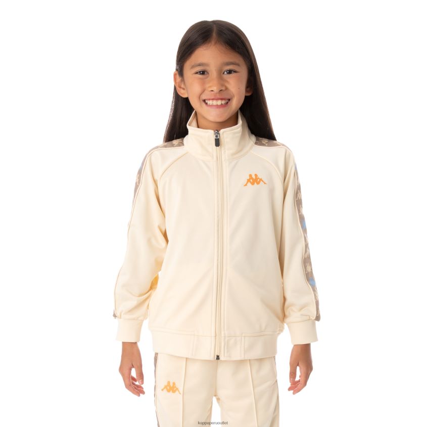 Kappa niños chaqueta deportiva 222 banda dullo para niños beige 2XPNV6448