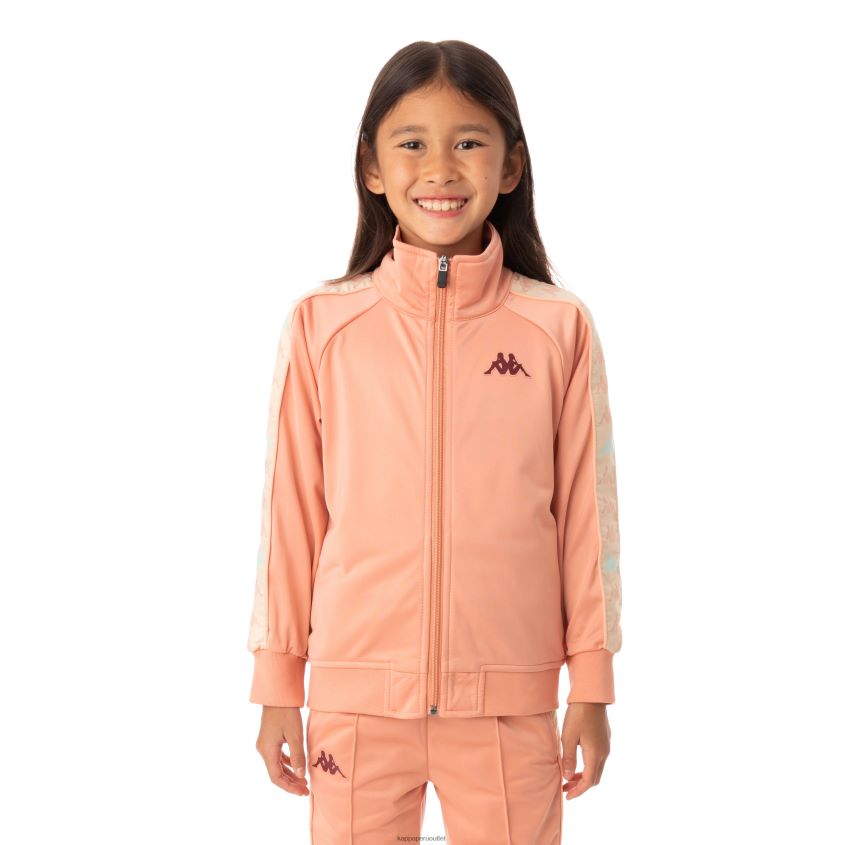 Kappa niños chaqueta deportiva 222 banda dullo para niños coral rosa 2XPNV6444