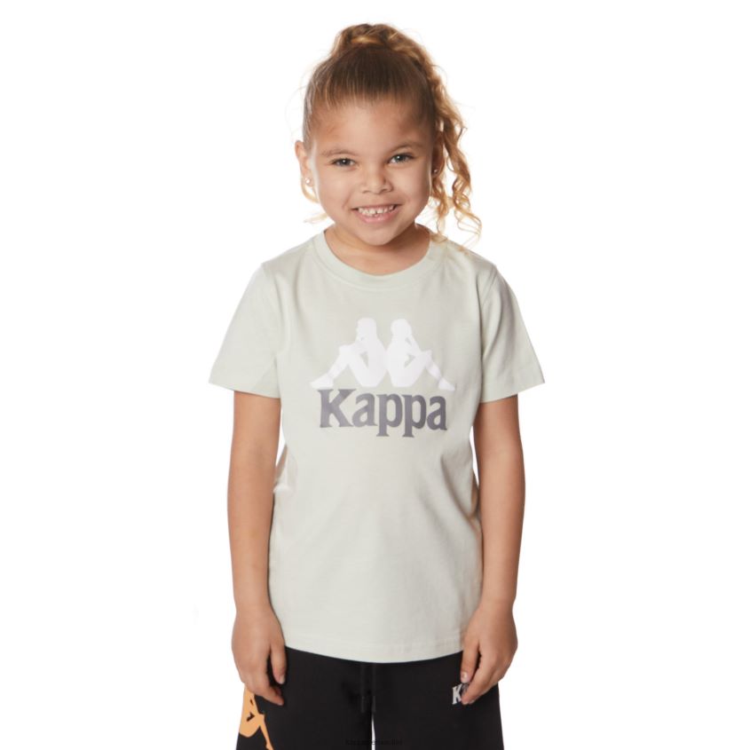 Kappa niños camiseta estessi niños auténtica gris 2XPNV6644