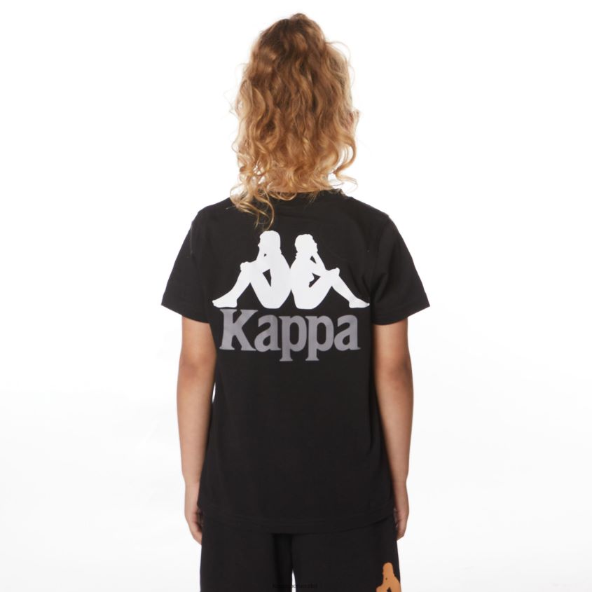 Kappa niños camiseta niños authentic ables azabache negro 2XPNV6640