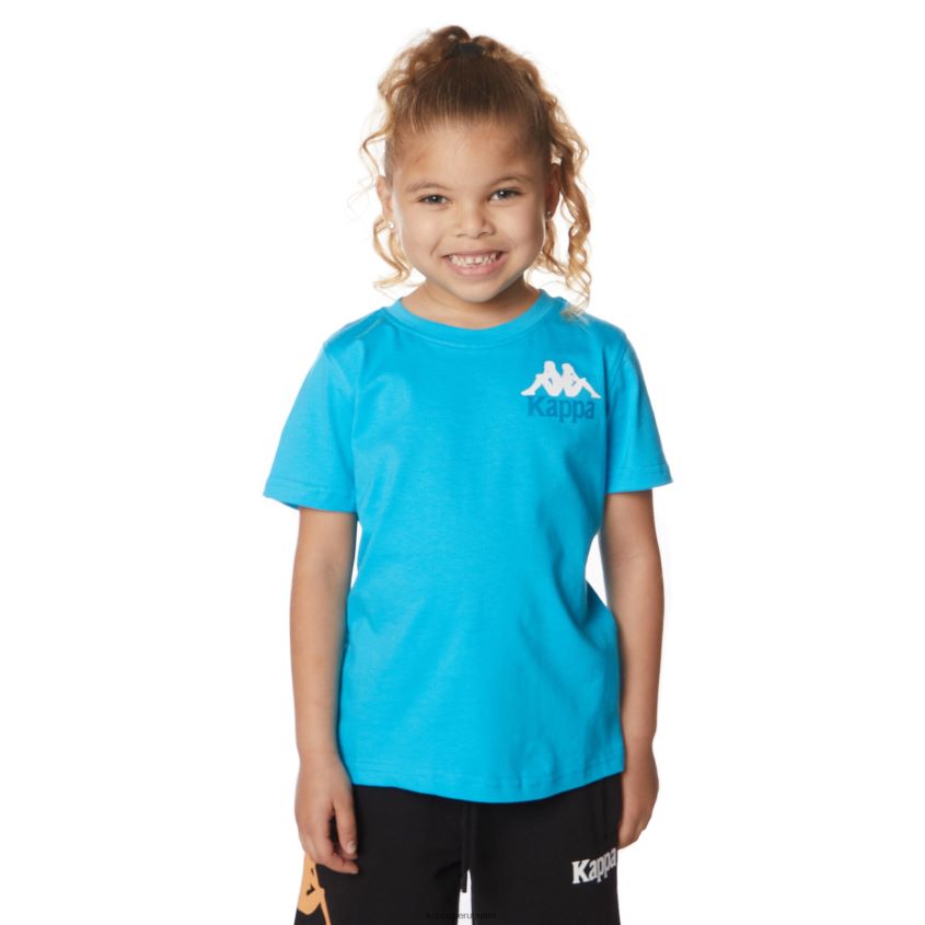 Kappa niños camiseta niños authentic ables turquesa 2XPNV6645