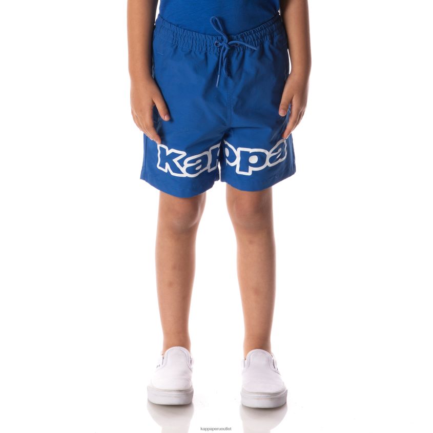 Kappa niños shorts con cinta del logo azul 2XPNV6621