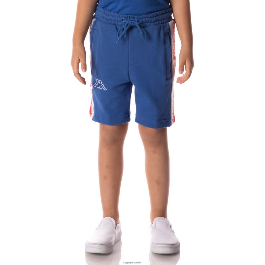 Kappa niños shorts con cinta del logo azul 2XPNV6628