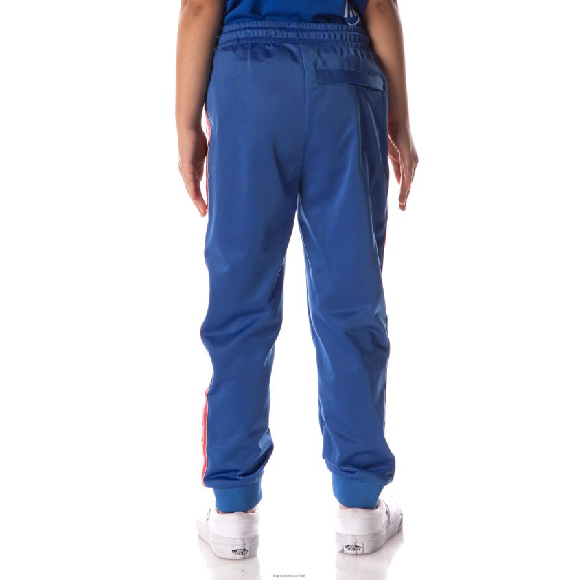 Kappa niños pantalones de chándal con cinta del logo azul 2XPNV6468