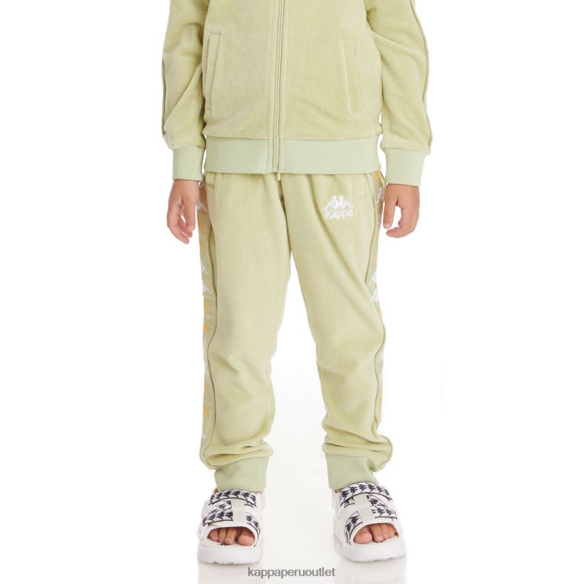 Kappa niños pantalones deportivos 222 banda lorence para niños salvia verde 2XPNV6479