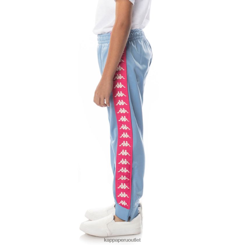 Kappa niños pantalones deportivos 222 banda rastoriazz para niños rosa azul claro 2XPNV6465