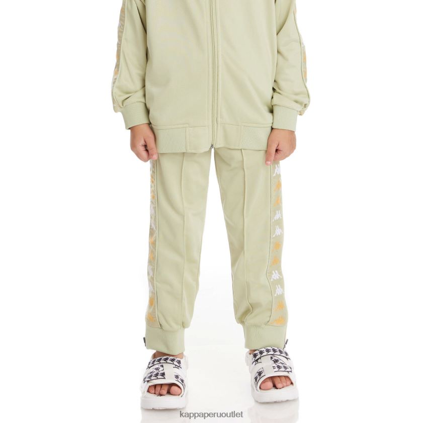Kappa niños pantalones deportivos 222 banda rastoriazzin para niños salvia verde 2XPNV6481