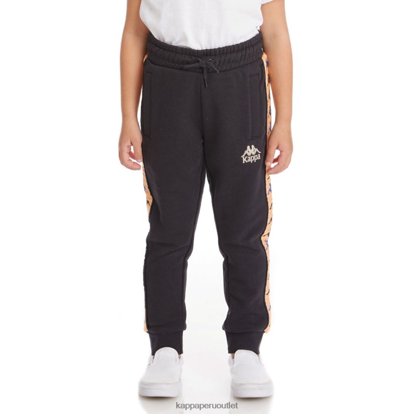 Kappa niños pantalones deportivos 222 banda alanz 3 niños negro 2XPNV6606