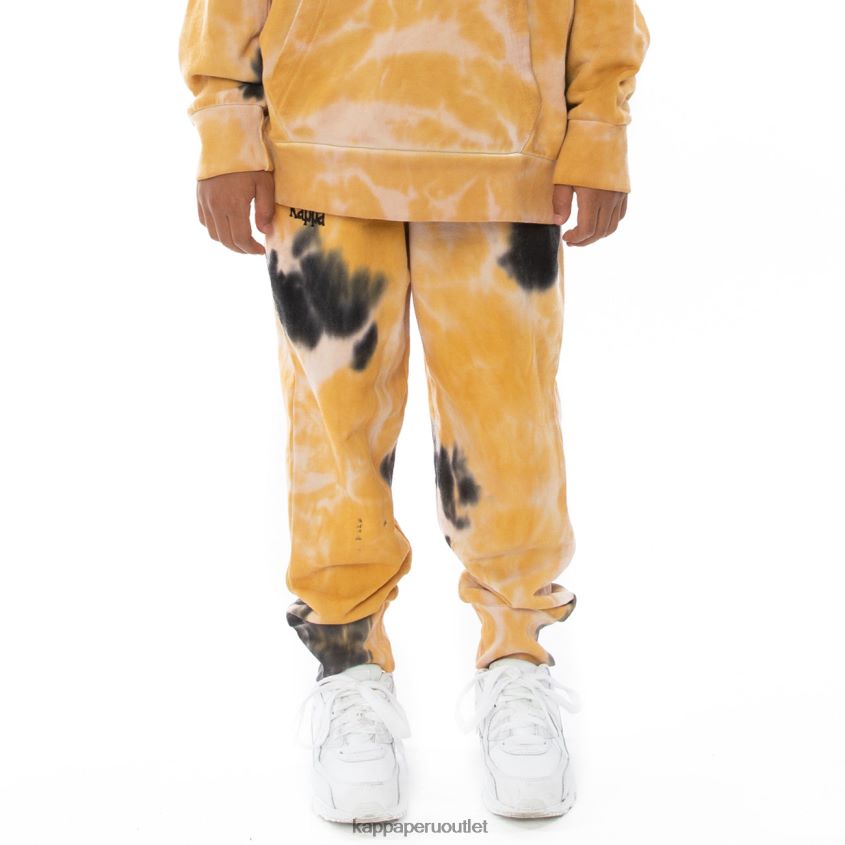 Kappa niños pantalones deportivos de teñido anudado culbio auténticos para niños crema brandy violeta tie-dye 2XPNV6614