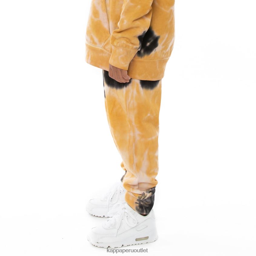Kappa niños pantalones deportivos de teñido anudado culbio auténticos para niños crema brandy violeta tie-dye 2XPNV6614