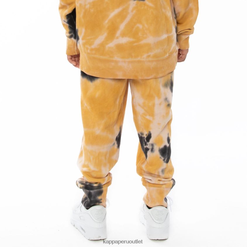 Kappa niños pantalones deportivos de teñido anudado culbio auténticos para niños crema brandy violeta tie-dye 2XPNV6614