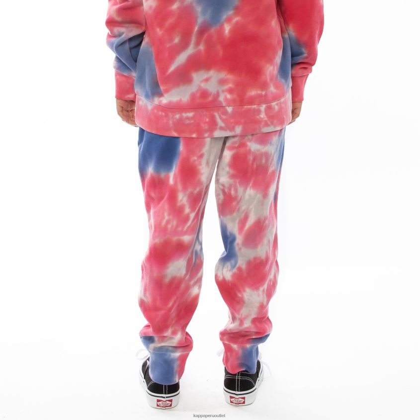 Kappa niños pantalones deportivos de teñido anudado culbio auténticos para niños crema brandy violeta tie-dye 2XPNV6614