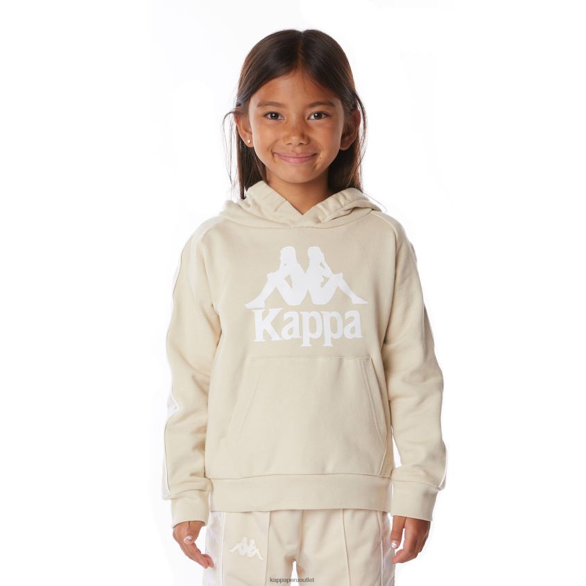 Kappa niños sudadera con capucha 222 banda hurtado 2 para niños beige 2XPNV6514