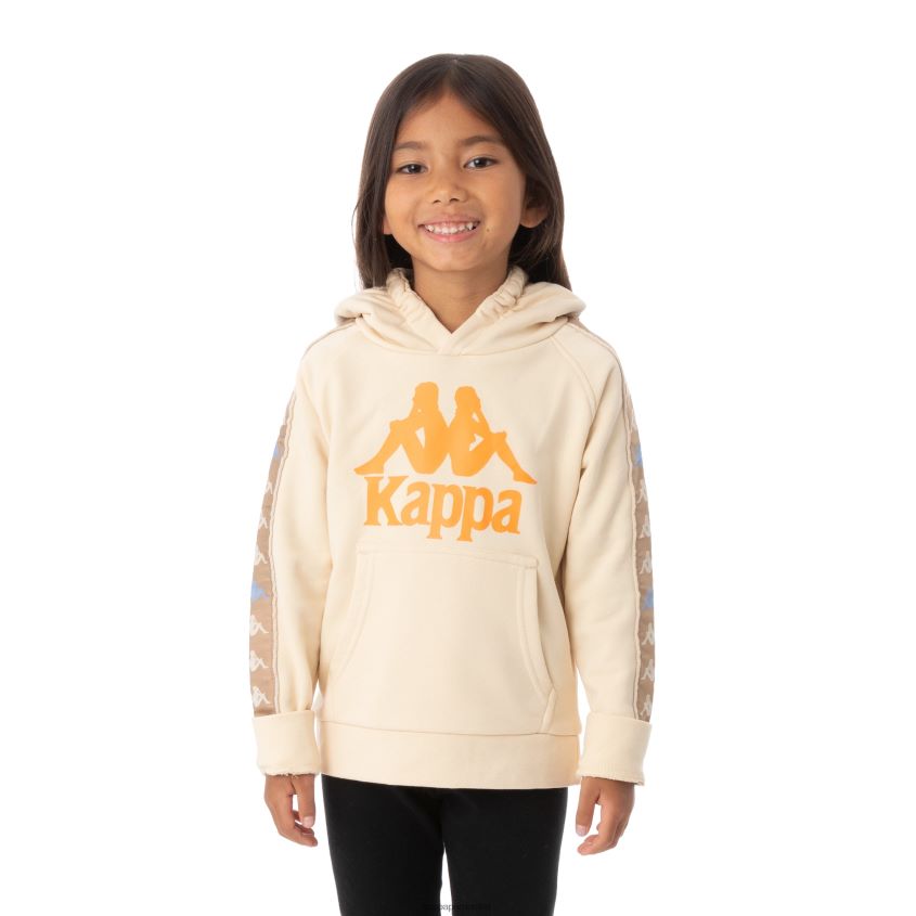 Kappa niños sudadera con capucha 222 banda hurtado 3 para niños beige 2XPNV6557